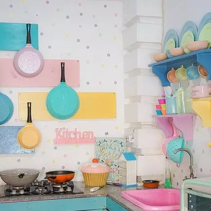 Gemar memasak, ini 8 penampakan dapur Tasyi Athasyia yang estetik