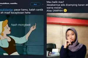 10 Cuitan lucu '1 kata Untuk Mantan', nyindir keras sang mantan