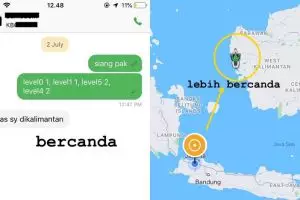 Orang ini order ojek online di Jakarta, dapat driver di Kalimantan