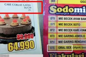 11 Nama menu makanan ini unik banget, dijamin mengundang senyum