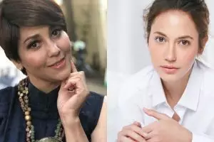 Gaya Pevita Pearce saat pemotretan, disebut mirip Meriam Bellina