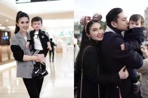 Usia 1,5 tahun, anak Sandra Dewi dihadiahi gitar limited edition
