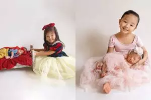 7 Potret newborn Thania Putri Onsu, ada bertema Snow White