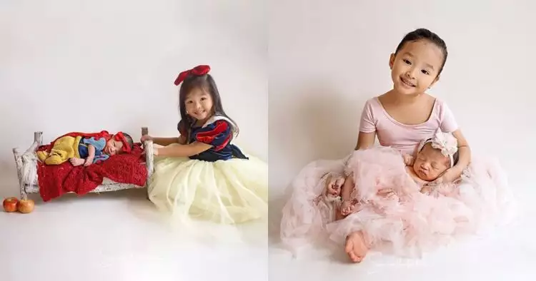 7 Potret newborn Thania Putri Onsu, ada bertema Snow White