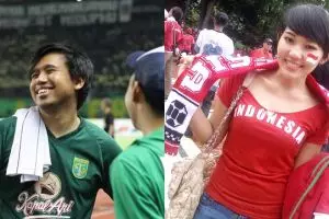 6 Momen seleb jadi suporter sepak bola, ada yang jadi dirigen