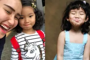 Biasa keriting, ini 8 potret putri Ayu Ting Ting berambut lurus
