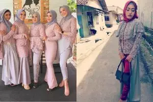 15 Inspirasi padu padan kebaya dan celana, cocok buat kondangan