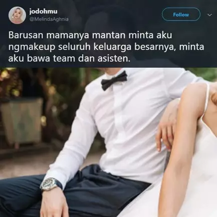 Curhat cewek diminta merias nikahan mantan yang selingkuh, sedih
