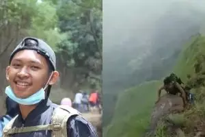 Ini kondisi 'Punggung Naga' Gunung Piramid lokasi ditemukannya Thoriq