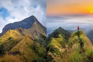 7 Potret eksotisme 'Punggung Naga' Gunung Piramid, terjal & menantang