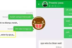 10 Chat lucu pelanggan ojek online pakai Bahasa Inggris ini kocak