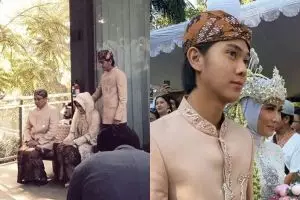 10 Momen haru Iqbaal Ramadhan dampingi kakaknya menikah