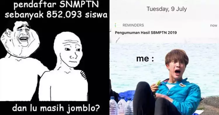 10 Meme lucu SBMPTN 2019 ini kocaknya bikin geregetan