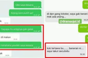 8 Curhat lucu driver ojek online takut anjing ini bikin cekikikan