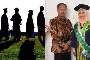 3 Driver ojek online ini lulus kuliah dengan predikat cumlaude
