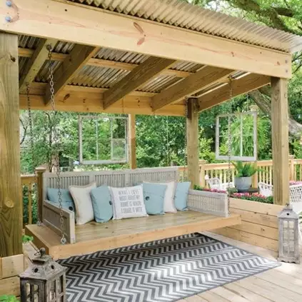 15 Desain ruang tamu outdoor ini bikin suasana makin nyaman
