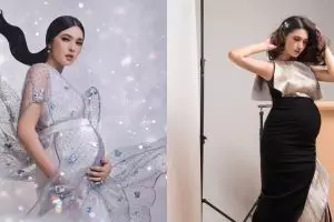 7 Potret maternity anak ke-2 Nabila Syakieb, bak boneka Barbie