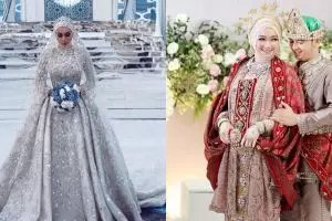 10 Inspirasi gaun pengantin berhijab, cantik dan elegan