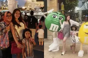 8 Potret Ayu Ting Ting liburan di Singapura, gayanya jadi sorotan