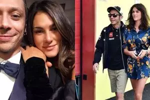 Beda 16 tahun, begini kisah cinta unik Valentino Rossi & umbrella girl