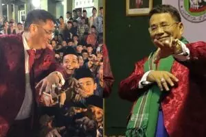 8 Momen Hotman Paris di ponpes Lirboyo, diberi surban & dipanggil Gus