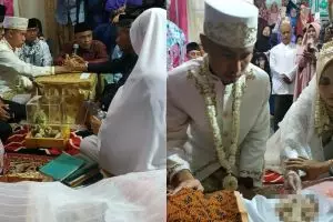 Kisah pengantin ijab kabul di samping jenazah ibunya, bikin mewek