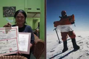 Clara Sumarwati, orang Indonesia pertama yang menaklukkan Everest