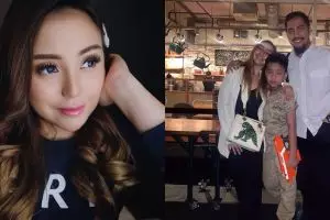 Sudah kumpul bareng lagi, ini kata pujian Salmafina untuk sang ayah