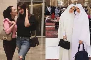 10 Potret kompak Tania Nadira & Ayu Ting Ting, bak saudara kandung