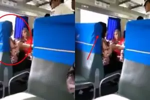 Tiket keretanya diragukan, penumpang ini ngamuk ke petugas