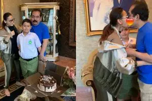 8 Momen kejutan sederhana ultah Adam Suseno suami Inul, so sweet!