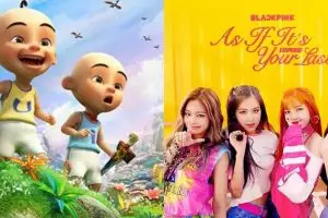 Begini respons lucu Upin Ipin saat mendengar lagu Blackpink