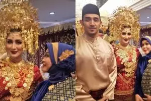 10 Momen malam bainai Tania Nadira, penampilannya anggun