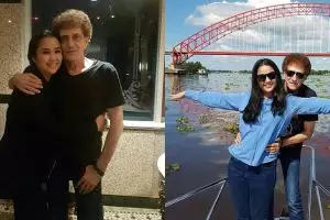 8 Momen mesra Ahmad Albar dan istri yang beda usia 37 tahun