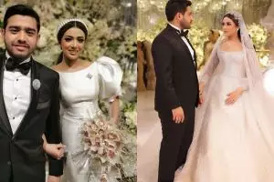 7 Potret resepsi pernikahan cucu Elvy Sukaesih, konsepnya mewah