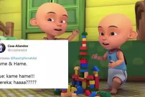 10 Cuitan lucu nama-nama anak kembar ini bikin ketawa geli