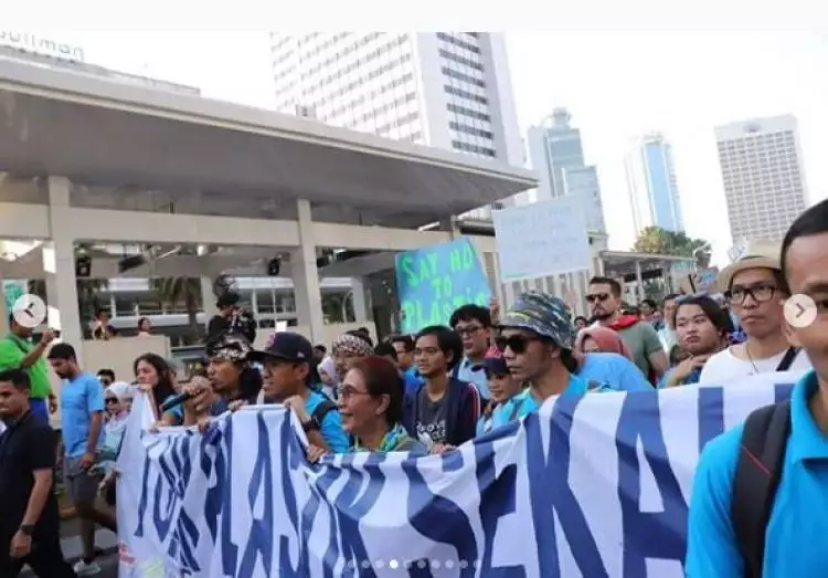 Kampanye tolak plastik, Kaka Slank: DKI Jakarta harus malu