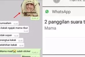 Gara-gara salah kirim stiker WhatsApp, cewek ini bikin geger ortu