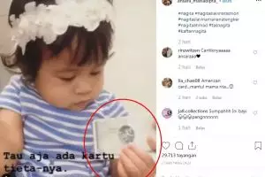 Main bareng cucu, kartu kredit Rieta Amalia malah bikin salah fokus