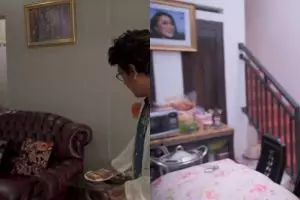 7 Potret penampakan rumah Nunung, dua lantai bergaya modern