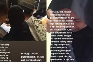 Tak ada biaya, kisah siswi tak bisa ke sekolah ini bikin sedih