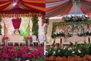 20 Dekorasi pelaminan di rumah, desain elegan dan modern