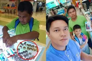 Kisah ayah nabung uang koin beli HP untuk anaknya, bikin terenyuh