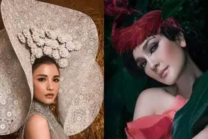 8 Gaya seleb pemotretan ala Lion King, Luna Maya manglingi banget