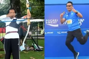 Beda gaya 5 politisi saat olahraga, sibuk tetap jaga kesehatan
