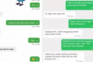 9 Chat lucu sama driver ojek online, endingnya curhat soal cinta