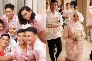 Cewek ini nikah didampingi bridesmaid cowok, alasannya tak terduga