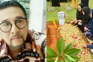 8 Momen pemakaman aktor Dieno Ramly, berurai air mata