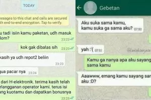 11 Chat lucu cowok bucin ini endingnya bikin ketawa getir