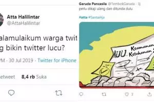 10 Cuitan lucu tolak #atta kembali ke Twitter ini bikin ngakak